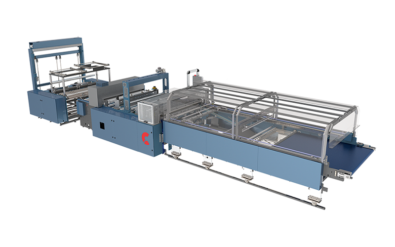 Bottom Sealing Machine without Needles with Flying Knife