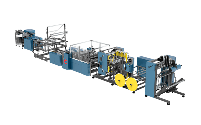 Drawtape Garbage Bag Converting Machine